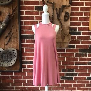 Pink Halter Top Dress